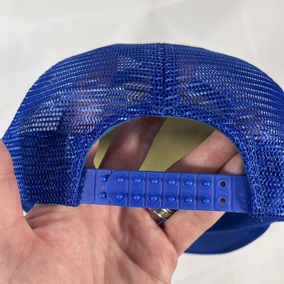 VINTAGE CHICAGO CUBS TRUCKER HAT CAP SNAPBACK MESH BACK ADJUSTABLE BASEBALL - Picture 7 of 9